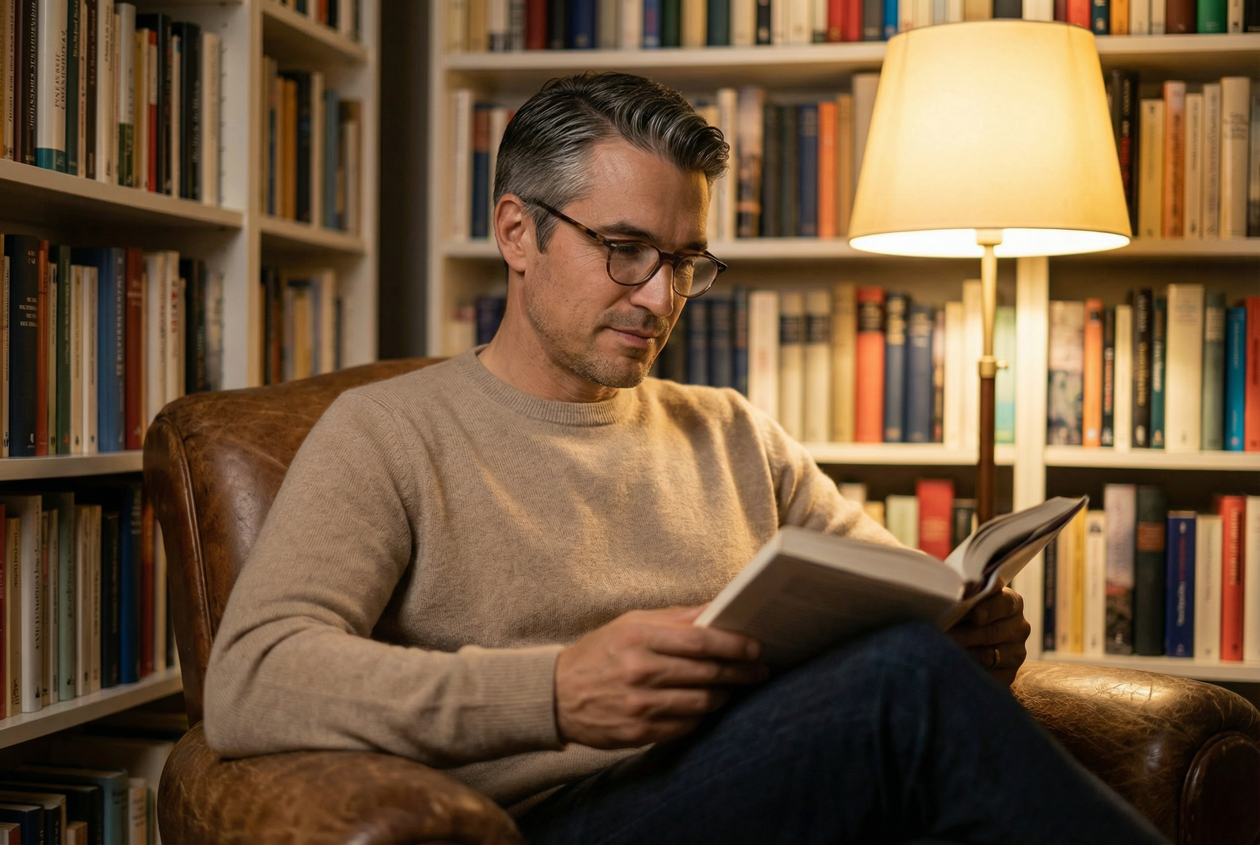 Sebastian Severić beim Lesen