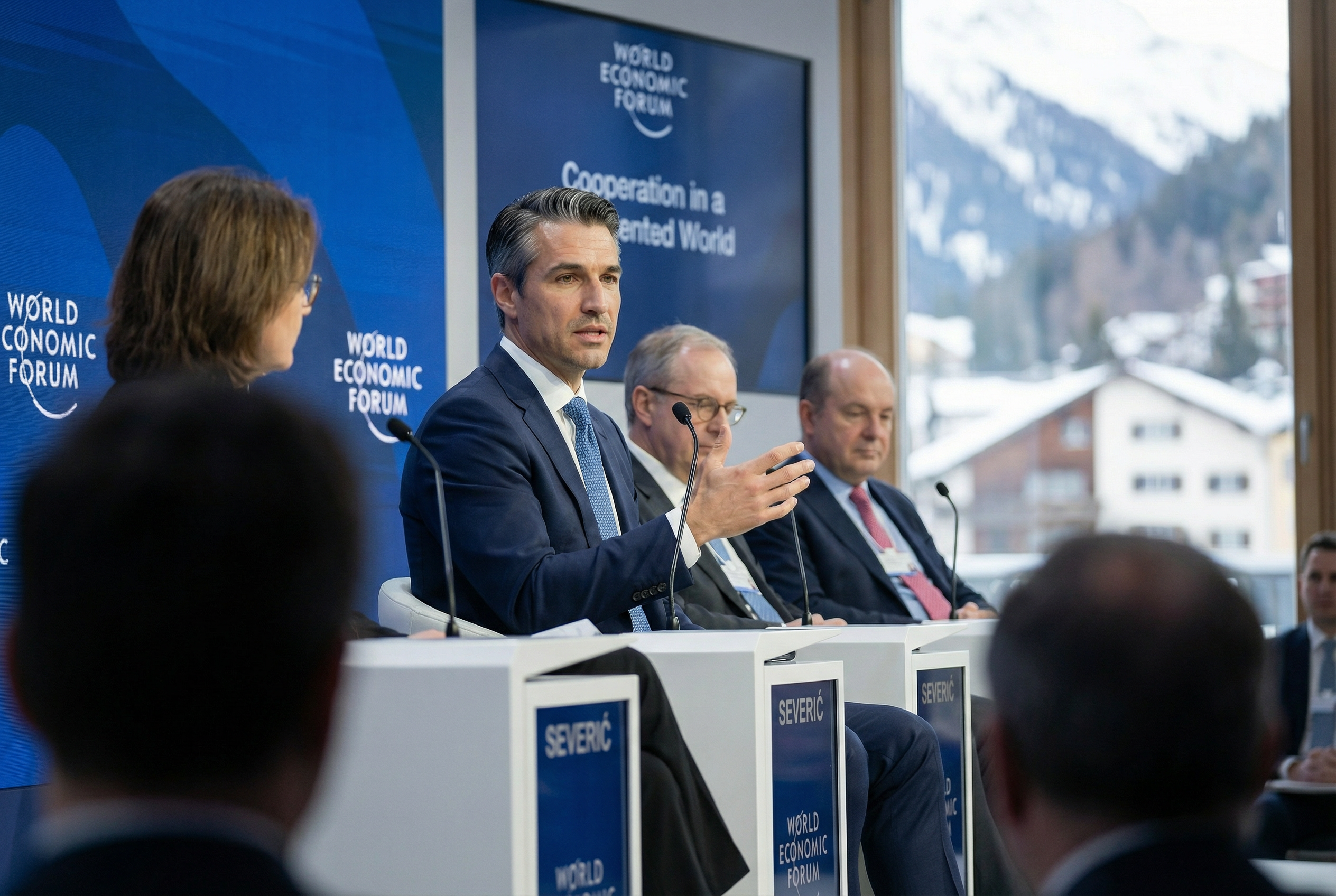 Sebastian beim Weltwirtschaftsforum